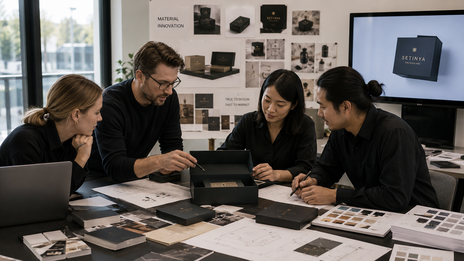 Setinya collaborating with global packaging designers